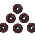 Image of Six Pack 100 mm Polishing Wheel Disc Set For Grit Angle Grinder And Wood Lathe Chuck Adapter