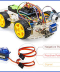 16 Pcs SG90 9G Mini Micro Servo Motors RC Servo Kit for Robot Helicopter Airplane Car Boat with wires and connectors