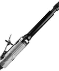 Badass 5 Inch Extended Straight Air Die Grinder Kit Featuring 20000 RPM Variable Paddle Switch and both Quarter and Eighth Collets, side view