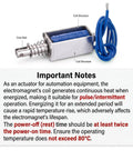 24V DC Linear Actuator Solenoid With 10mm Stroke And 5N Force Open Frame Electromagnet For DIY Projects Reliable And Compact Motion Control For Robotics And Automation Easy Mount And High Performance, open-frame coil and rod