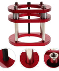 Sturdy Iron Router Lift Table Base With Red Finish For Small Electric Tenoning And Trimming Machines, Featuring Easy Clean Design 3D view