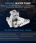 Timing Belt Kit With Water Pump For Hyundai Accent 1.6L 2001 2002 2003 2004 2005 2006 2007 2008 2009 2010 2011 water pump image