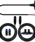 NMEA 2000 Marine Starter Kit Pro Grade Universal Cable System with backbone cables, drop cables, tees, and terminators.