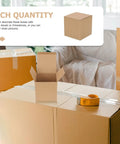 6 Pack Small Business Shipping Boxes Kraft Corrugated Mailers With Strong Compression Resistance And Printable Surfaces For Easy Storage And Mailing Upright Design To Minimize Crushing And Keep Your Packages Looking Pro. open kraft corrugated shipping box on packed carton