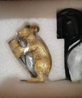 Kid Friendly Gold Finish Cute Mouse Desk Lamp With E12 LED Bulb Included in packaging with power cord