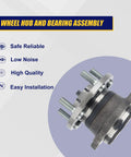 512293 Rear Wheel Bearing Hub Assembly For 2005 2009 Subaru Legacy And 2005 2009 Subaru Outback Rear Replacement