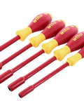 Insulated Cushion Grip Nut Driver Set Pro Grade 1000 Volt Rated And 10,000 Volt Tested with ISO ergonomic handles visible
