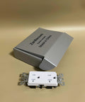Kickass Heavy Duty 20 Amp Decorator Wall Outlet Socket with packaging showcase for homes and shops.