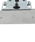 Heavy Duty Drill Powered Wire Stripper Rock Solid Adjustable Electric Cable Stripping Tool close-up shot of metal base with holes.