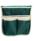 Close-up of green tool pouch from Garden Kneeler And Seat With Soft Kneeling Pad And Two Tool Pouches Portable Garden Bench