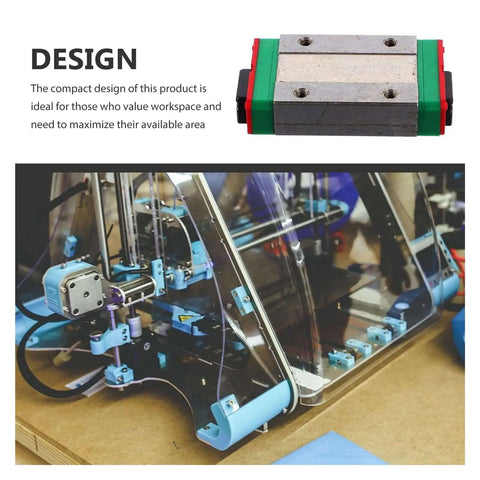 Top Tier High Precision MGN12H Linear Guide Rail Kit With Smooth Bearing Steel Slider Blocks For 3D Printers And CNC Machines That Rock. MGN12H steel slider block on 3D printer rail