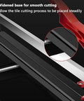 Widened base for smooth cutting on Professional Manual Tile Cutter 1000mm for Porcelain Ceramic Flooring and Wall precision.