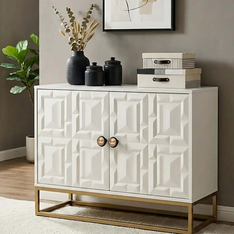 White cabinet with Last Supper Themed Round Cabinet Knobs 4 Pack Acrylic Drawer Pulls for dresser kitchen wardrobe.