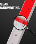 Score This Awesome Two Tone Aluminum Rod Kit With Quick Lock showing detailed measurement marked at 0 with magnifying glass.