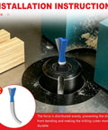 Installation of Ready To Roll A3 Carbon Steel Router Collet Reducer Sleeve Half To Quarter Inch Adapter on milling tool