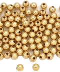 Hella Sparkly 14K Gold Filled Spacer Beads 1000 Piece Bulk Lot 2.5mm Round Seamless Craft Supplies to Slay Your Jewelry Creations Fresh Shine that Never Fades - shiny gold beads