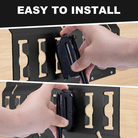 Easy to install Heavy Duty 4 Inch E Track J Hooks 10 Pack For Trailers And Vans Carbon Steel With Zinc Coating 500 Lbs Working Load 1400 Lbs Break Strength Fits Enclosed Trailers And E Track Systems.