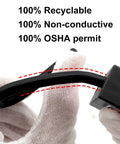 Close-up of Keyed Differently Lockout Tagout Padlock Set For OSHA LOTO Safety with recyclable and non-conductive label