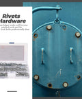 140 Piece Aluminum Blind Rivets Kit for Auto and Furniture Repair next to blue metal panel, pop rivets set