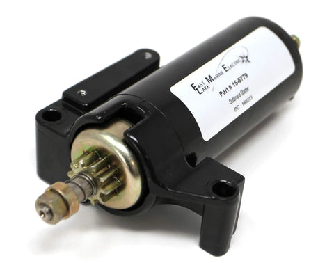 Outboard Starter Drive 10 Tooth Johnson Evinrude 9.9 To 15 HP 1993 Up Plug In Ready OB Starter Replaces OMC 586274 584613