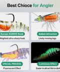 Duramax Pre Rigged Soft Fishing Lures With BKK Hooks No Rigging Needed Tear Resistant TPE Shrimp And Crayfish Baits for easy fishing