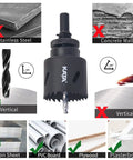 2 Inch Desk Grommet Kit With Bi Metal Hole Saw for cutting iron sheet, PVC board, plywood with vertical drilling guide.