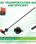 Club Car Fuel Pickup Tube Kit With Shutoff Valve And Tank Bushing For DS And Precedent Gas Golf Carts, Fits 1982 To 2015 DS Models And 2004 To 2011 Precedent Gas OEM Numbers 101896901 1012619 102406701, showing tube, valve, and bushing detail