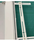 Heavy Duty 125 Cm Acrylic Bender Machine With No Sweat Water Cooling And Crisp Temp Controls For Pvc Vinyl Sheets Pro Shop Angle Positioning Bracket Upgrade Set on a green cutting mat.