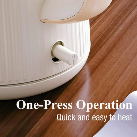 Close-up of cream white Big 1.7L Electric Kettle For Tea And Coffee Lovers, 1200W Fast Boil With Auto Shut Off.