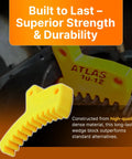 Lathe Spindle Lock Wedge For Atlas Craftsman 10 And 12 Inch Lathes, yellow precision wedge block stop in use