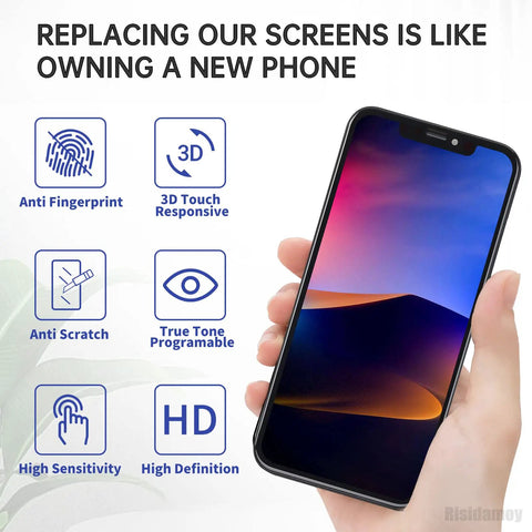 IPhone 11 Pro Screen Replacement Full Assembly 5 8 Inch With Ear Speaker Sensor Front Earpiece 3D Touch LCD Digitizer All In One