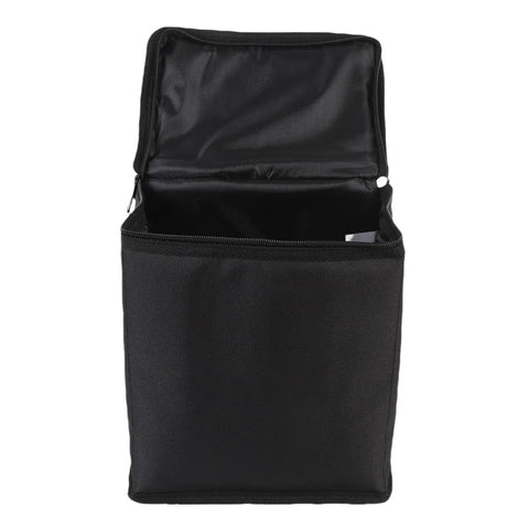 Open Rugged Camping Fuel Cylinder Carrier Bag For Gas Tanks And Gear, Waterproof Oxford Cloth with spacious interior, black