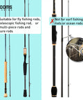 Lightweight Nylon Rod And Reel Case That Stashes 2 To 3 Poles With Reels Folded About Six Inches Of Extension for Fishing Gear