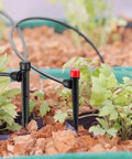 80 Pack Drip Irrigation Emitters With Adjustable 360 Degree Water Flow For One Quarter Inch Tubing Sprayer On 5.5 Inch Arrow Stake