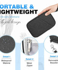 Family RFID Travel Document Organizer And Passport Wallet For Women And Men On The Go Waterproof Zippered Card Holder design