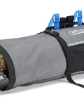 Mule 9 Bikepacking Waterproof Sideload Handlebar Pack With Easy Access Gear Pockets And Secure Attachment For Tents And Gear On Rough Trails