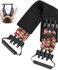 Sturdy Chest Expander Rope For Pectoral Training With Cushioned Waist Lightweight Nylon Build Resistance Bands