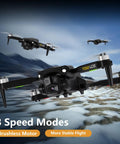 Foldable Quadcopter With LCD Screen Remote Control And Camera Brushless Motors Real Time Transmission WiFi Drone flying outdoors