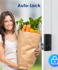 WiFi Smart Deadbolt With Keyless Entry And Remote Unlock No Key Needed Easy Install Electronic Door Lock on front door