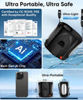 Hands Free Belt Clip Personal Fan With 4 In 1 Cooling Waist Neck Desk And Handheld, ultra-light design, CE/ROHS certified