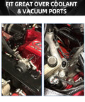90 Piece Rubber Vacuum Cap Kit With Ten Sizes For Car Hoses And Manifolds Vacuum Plugs And End Caps for coolant and vacuum ports