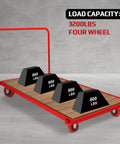 4 Inch Industrial Casters Set Of 4 With Polyurethane On Polyolefin Core Wheels And Double Roller Bearings For Heavy Duty Handling