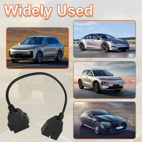 Obd2 To Obd1 GM Adapter For GM Vehicles OBD1 Scanner Extension Cable 12 Pin To OBDII 16 Pin Cable shown with various cars