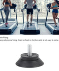 4 Pack Rubber Feet With Screw Mount Anti Slip Suction Cup Grips for gym equipment and treadmill use