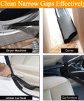 Versatile Vacuum Attachments And Brush Kit For Most Vacuums with Hardwood Floor Brush Head crevice tool in narrow spaces