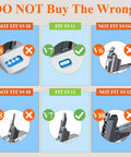 Image showing compatibility guide for Rock Solid 10000mAh Replacement Battery For Dyson V7 Cordless Vacuum SV11.