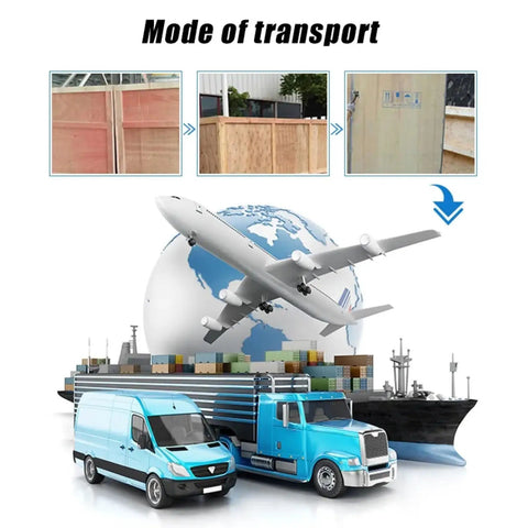 Industrial Polyurethane Foam Sprayer With Leakage Protection For Insulation Pipeline Coating Tank Workshop Portable Equipment image showcasing various transport modes including air, sea, and road.