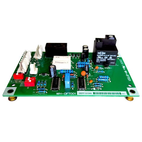 Upgraded Defrost Control Board replaces HK32EA001 and HK32EA007 for Carrier Bryant Payne ICP, showing enhanced resistor components.