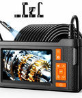 Dual Lens 4.3 Inch Endoscope Borescope With 1080P Photo And Video, 33 Feet IP67 Waterproof Semi-Rigid Cable, screen detail