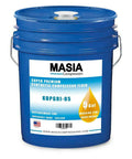 Pro Grade Synthetic Rotary Screw Compressor Lubricant 5 Gal Durable, Long Lasting Formula Made in USA for Heavy Duty Industrial Compressors Meets Industry Specs, Reduces Wear, Extends Life, Keeps Systems Cool Under Pressure for Peak Performance. blue 5-gal pail